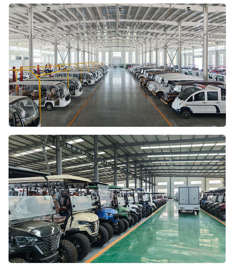 Golf Carts for Export to Tourist Attractions, Parks, Hotels, Airports; 4-Seater Electric Shuttle Vehicles; Electric Sightseeing Vehicles