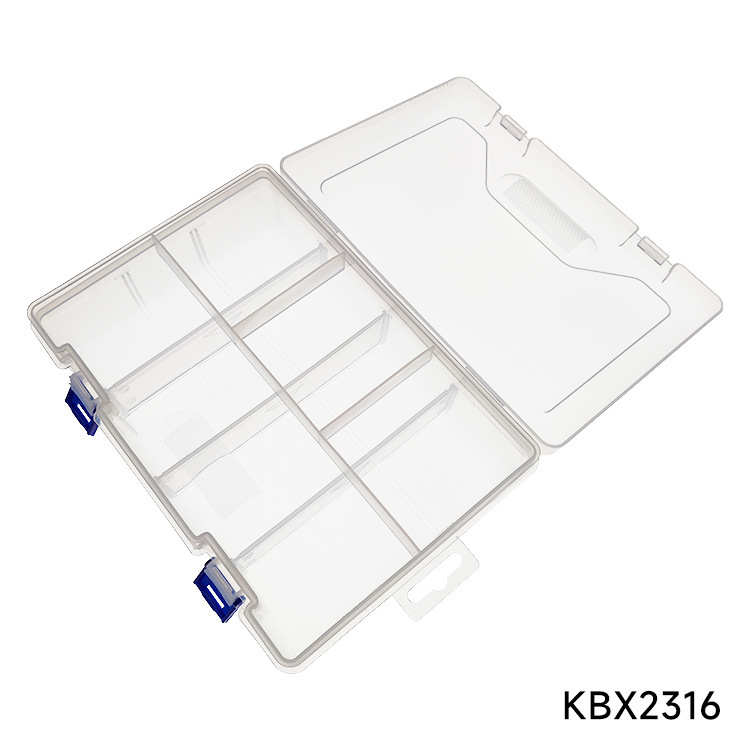 裁縫用品のボビンの透明なプラスチックの箱の収納箱の分類の部品の箱のインサートは取り外して厚い箱を厚くすることができます。|undefined