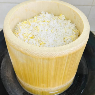 Bamboo Tube Rice Steaming Tube Rice Steaming Bucket Bamboo Zhenzi Traditional Handmade Natural Bamboo Steaming Rice Artifact Whole Bamboo Household Mold