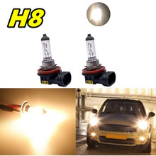 厂家直销高品质H8汽车卤素灯泡12V35W雾灯55W PGJ19-1前照灯100W