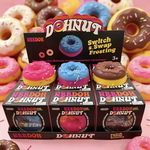 (Cross-border trading), donut, slime, realistic toy from soft rubber, anti-stress, internet celebrity