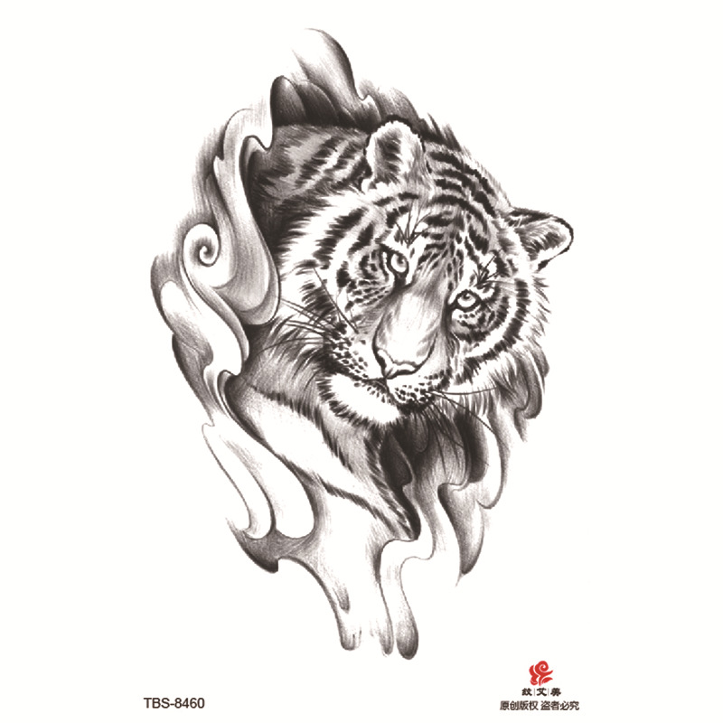 Pegatinas de tatuaje impermeables de brazo completo pequeño, símbolo de tótem, pegatinas de brazo pequeño, conjunto de ensamblaje al por mayor, suministro transfronterizo