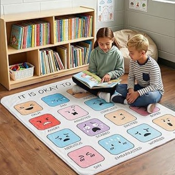 Коврик для ног из искусственного кашемира с мелким амазонским песком, развивающий коврик для детского сада, износостойкий, пятноотталкивающий, водопоглощающий коврик, игровой коврик.
