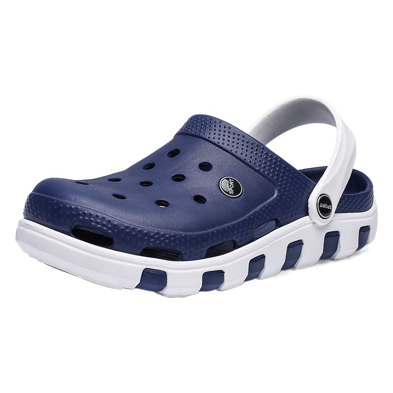 2022 verano nuevos zapatos de playa zapatos casuales de los hombres zapatos de agujero simple sandalias ligeras de los hombres zapatillas de moda al aire libre