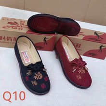 春秋新款女式布鞋TPR软底老北京布鞋女透气中巾老太太鞋中老年鞋