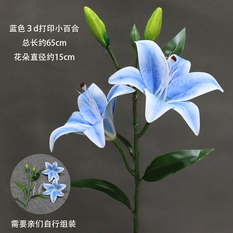 Impresión 3D azul Lily