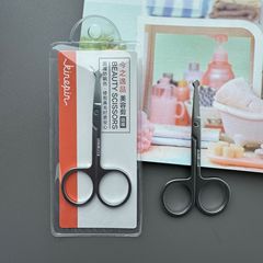 今之逸品kinepin磨砂不鏽鋼鼻毛剪圓頭安全剪鼻毛專用剪刀防戳傷