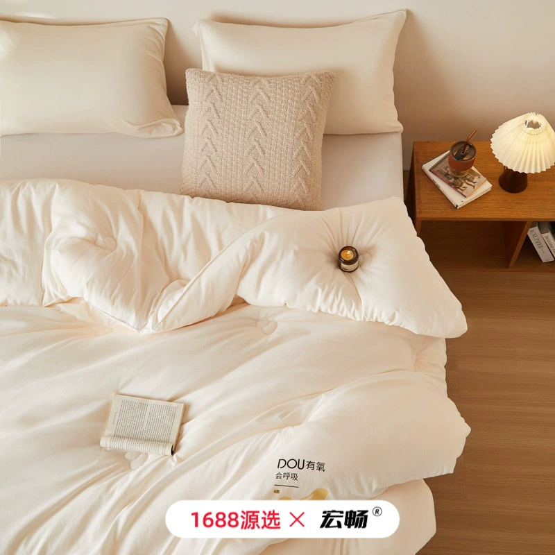 Class A aerobic soy fiber quilt is skin-friendly, washable autumn and winter quilt, thickened soft quilt, spring autumn quilt and winter quilt