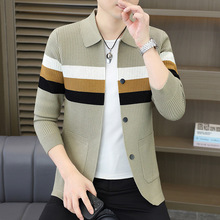 代理加盟 主推跑量款跨境外貿批發秋季時尚毛衣外套男生長袖開衫