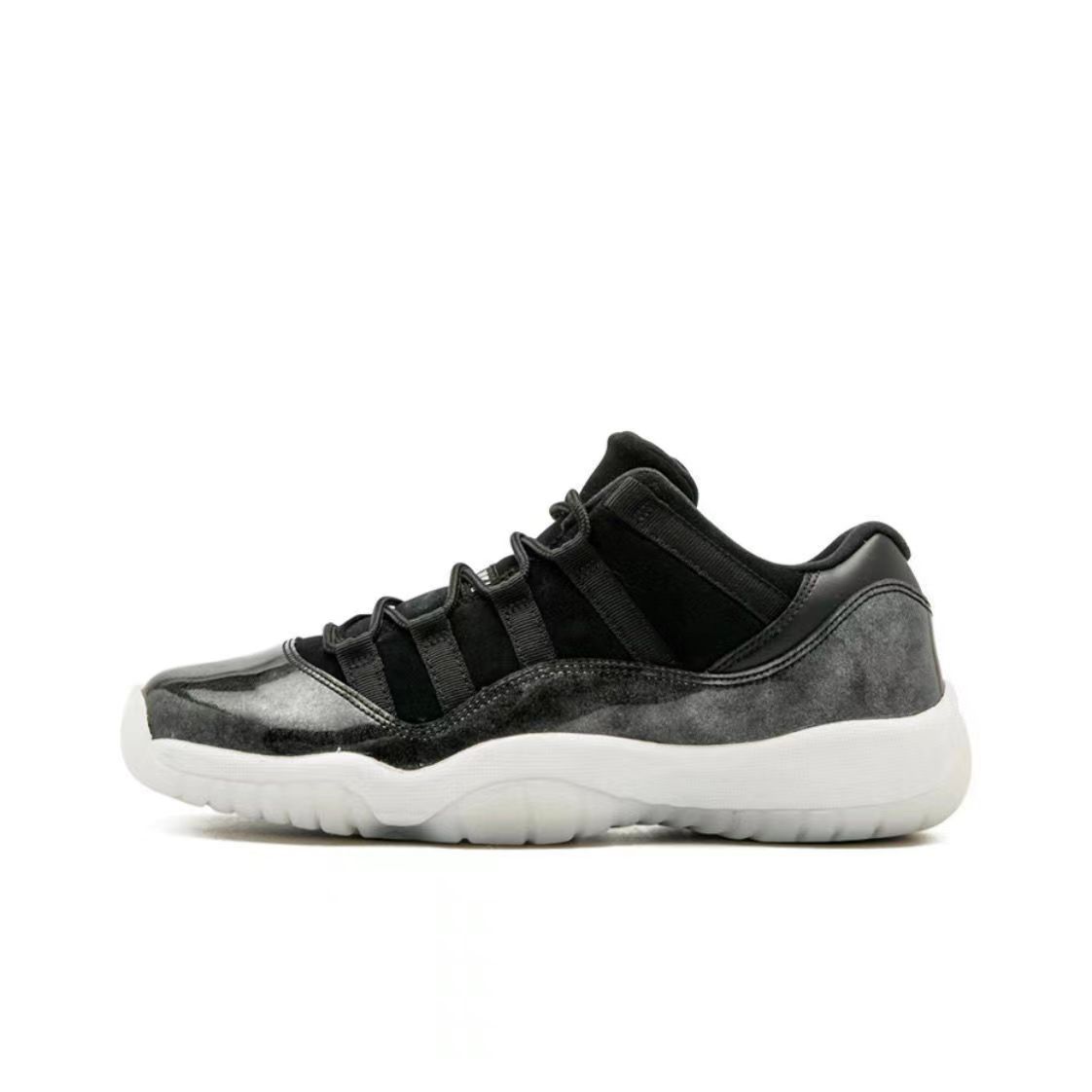 Chunyuan aj11 el rey del diablo Joe11 negro, blanco y rojo, alto nivel, cielo, estrella Kang, botón negro, rojo, otoño y invierno, nuevas zapatillas deportivas para hombre