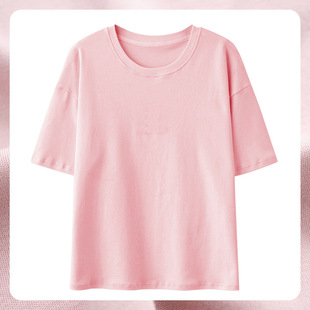 Antibacterial Pure Cotton Round Neck Short Sleeve Summer Thin Household Loose Top plus size Half Sleeve T-Shirt Outer Wearing Clothes for Women