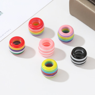 10*12mm��ɫ�l�y��֬Ͱ���ǹ��߲ʺ紮��diy������������ϴ��