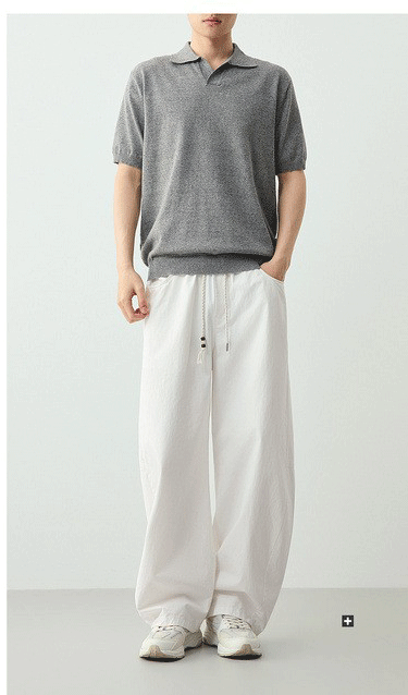 Áo polo nam cổ bẻ tay ngắn kiểu hải âu, chất liệu cotton thoáng mát — đen chi tiết 14