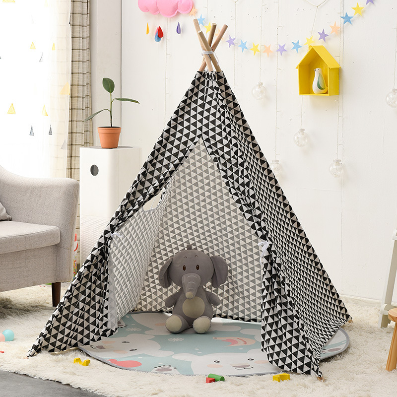 Tienda india para niños, casa de juegos interior para niños y niñas, pícnic al aire libre, salida, casa pequeña, sombrilla, tienda pequeña