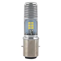 Мотоциклетная светодиодная фара с одним когтем P15D H6 H4 BA20D 2835 12SMD, автомобильная лампа