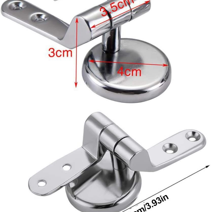 Ventas directas de fábrica de bisagras de tapa de inodoro de aleación de zinc del mismo modelo transfronterizo
