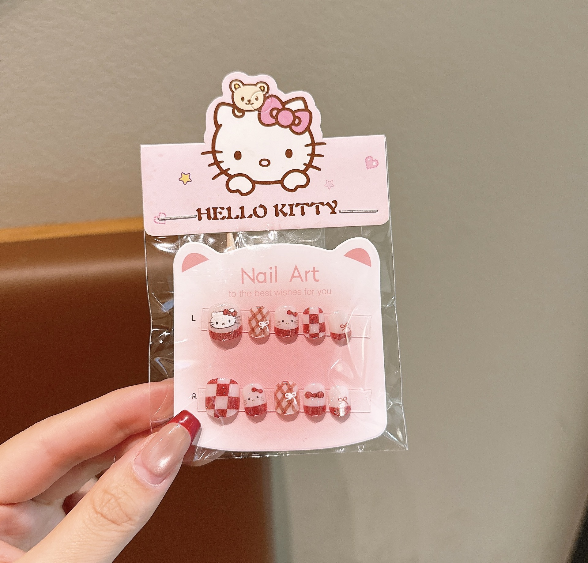 Kulomi dibujos animados para niños con pestañas de uñas para niñas nuevas pestañas de uñas juguetes de regalo para niñas