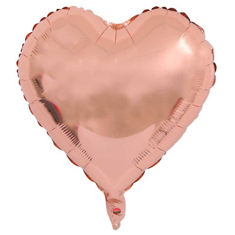 18 pulgadas globo de película de aluminio en forma de corazón Día de San Valentín confesión amor decoración de boda de aluminio de cumpleaños fiesta de boda