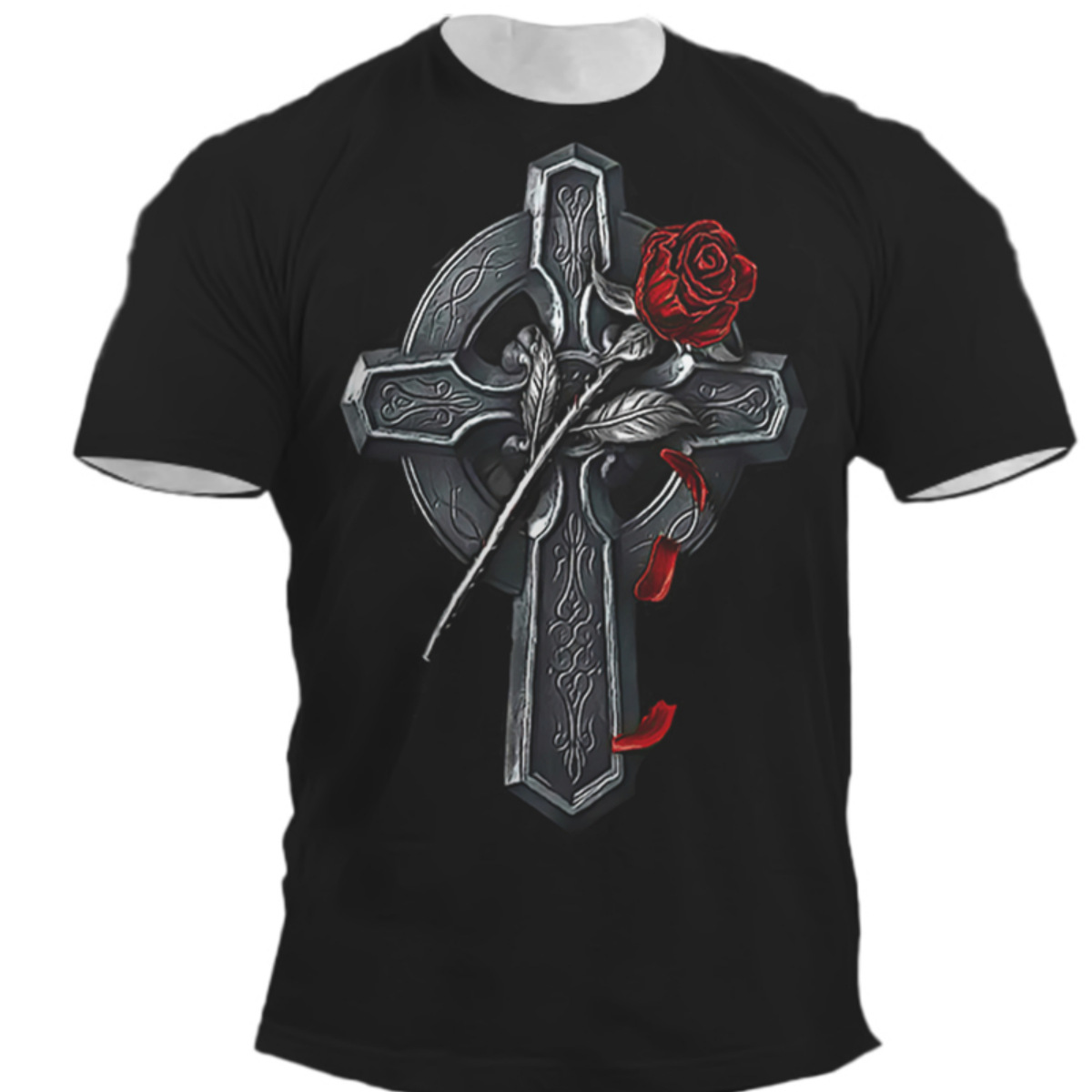 Stylish 3D Print T-Shirt 3