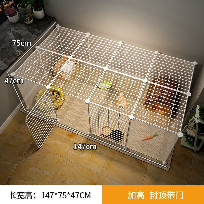 荷兰猪笼子新式家用大号室内专用豚鼠兔子窝别墅房子宠物柜笼围栏|undefined