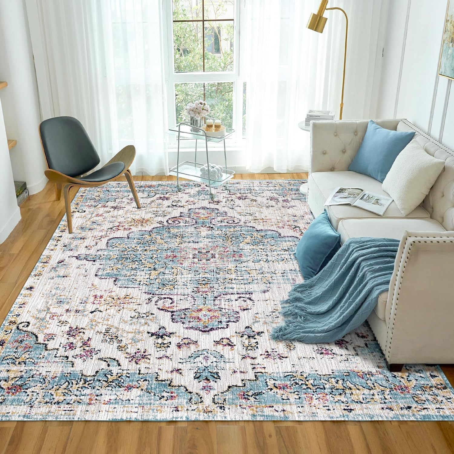 Böhmischer Teppich Für Wohnzimmer Schlafzimmer Und Terrasse_voghion.com