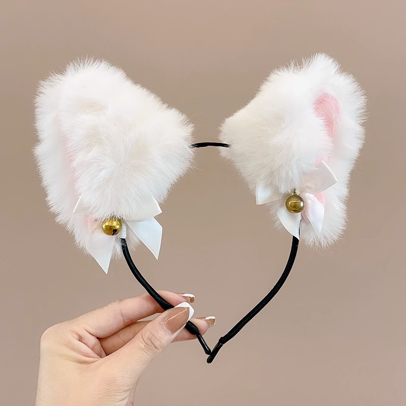 Arco de orejas de gato aro de cabello sexy gato aro de cabello adornamiento de cabello de Halloween accesorios de transmisión en vivo decoración divertida