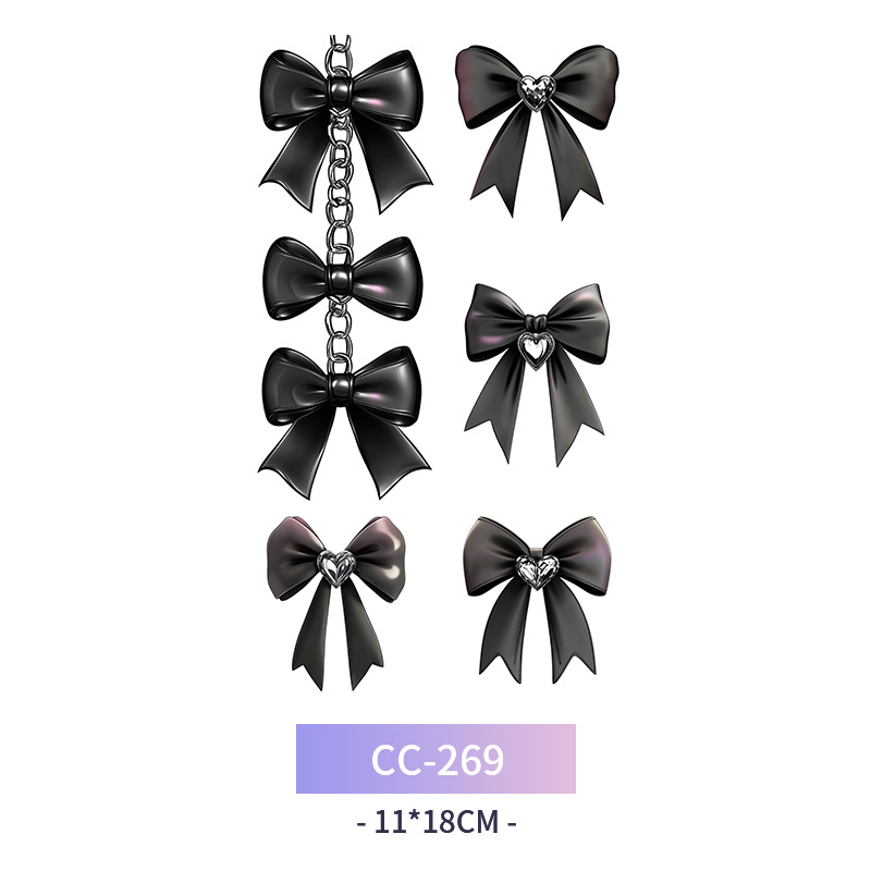 Transfronterizo en stock al por mayor de halloween colorido mariposa tatuaje pegatinas simulación sangrienta cicatriz pegatinas divertidas pegatinas impermeables