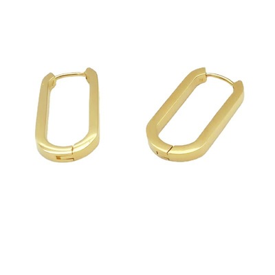 European style Type U Arc stainless steel Earrings ins Korean Edition new pattern Geometry fashion Titanium Jewelry wholesale