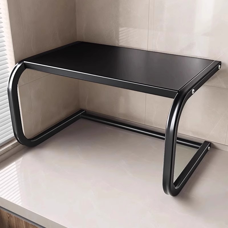 Estante de microondas de cocina multifuncional de horno de escritorio integrado soporte de almacenamiento de olla de arroz eléctrica multicapa doméstica