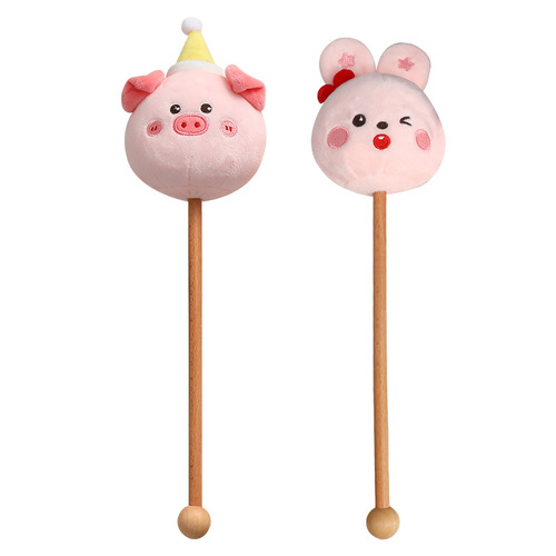 Massage hammer hammer stick cartoon cute plush small hammer neck shoulder meridian leg handheld back beater artifact