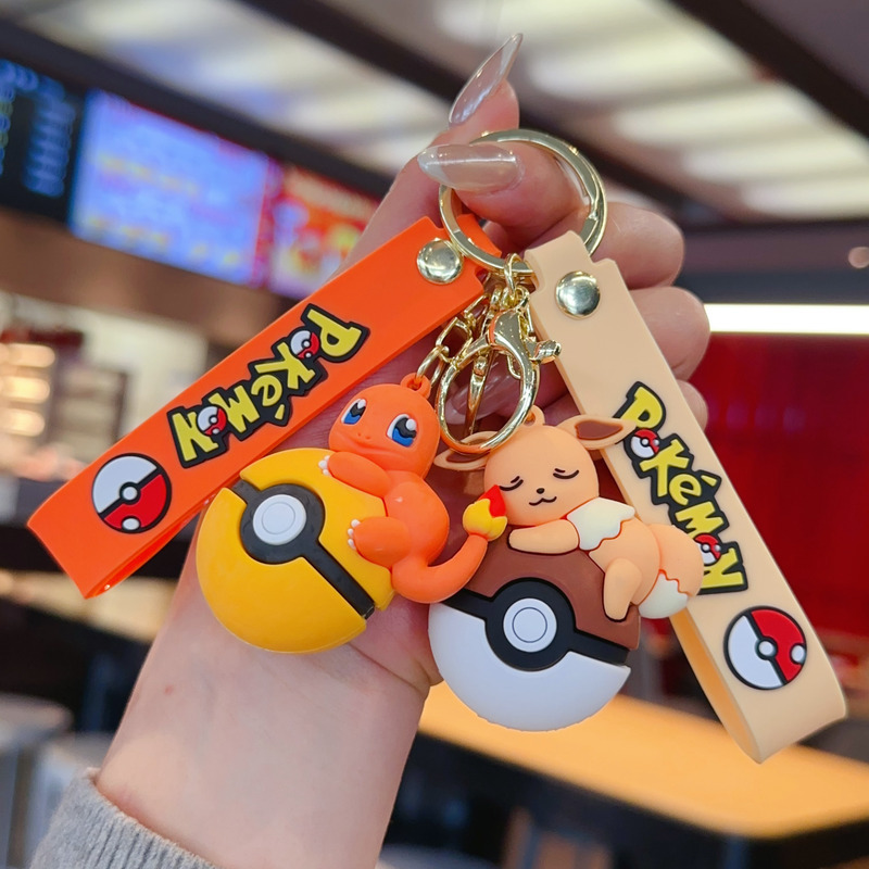 New Cartoon Pokémon Pikachu Silicone Keychain Key Pendant for Men and Women Key Chain Doll Gift New Cartoon Pokémon Pikachu Silicone Keychain Key Pendant for Men and Women Key Chain Doll Gift