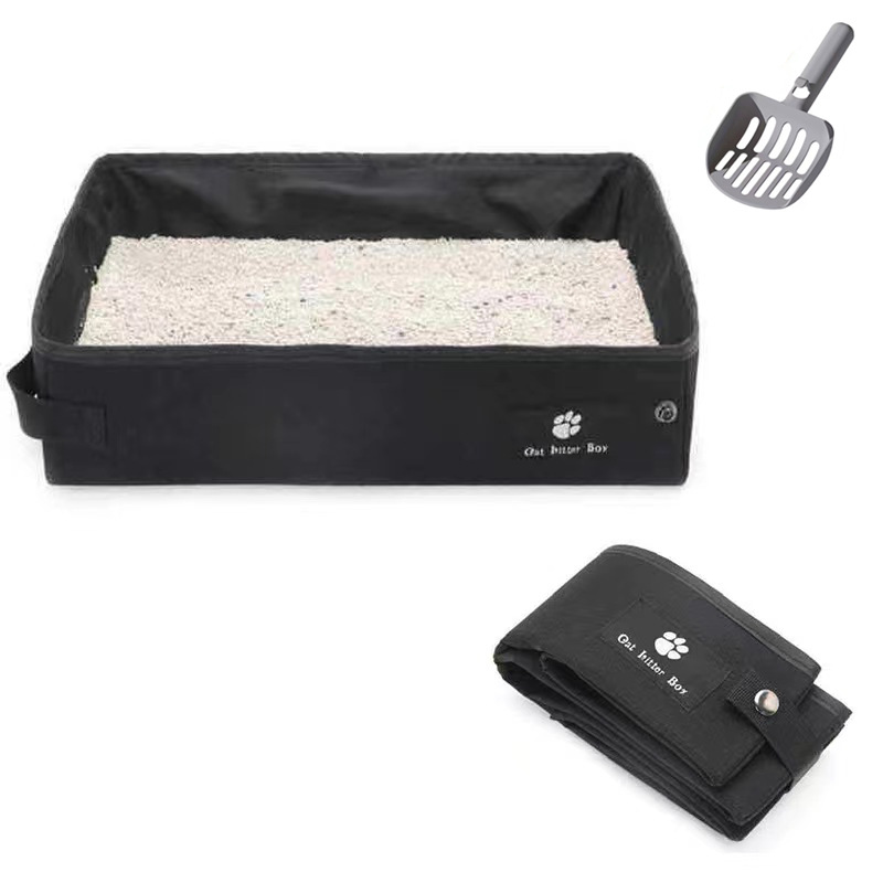 패키지 14-대형 일반 검정색 + 고양이 쓰레기 국자