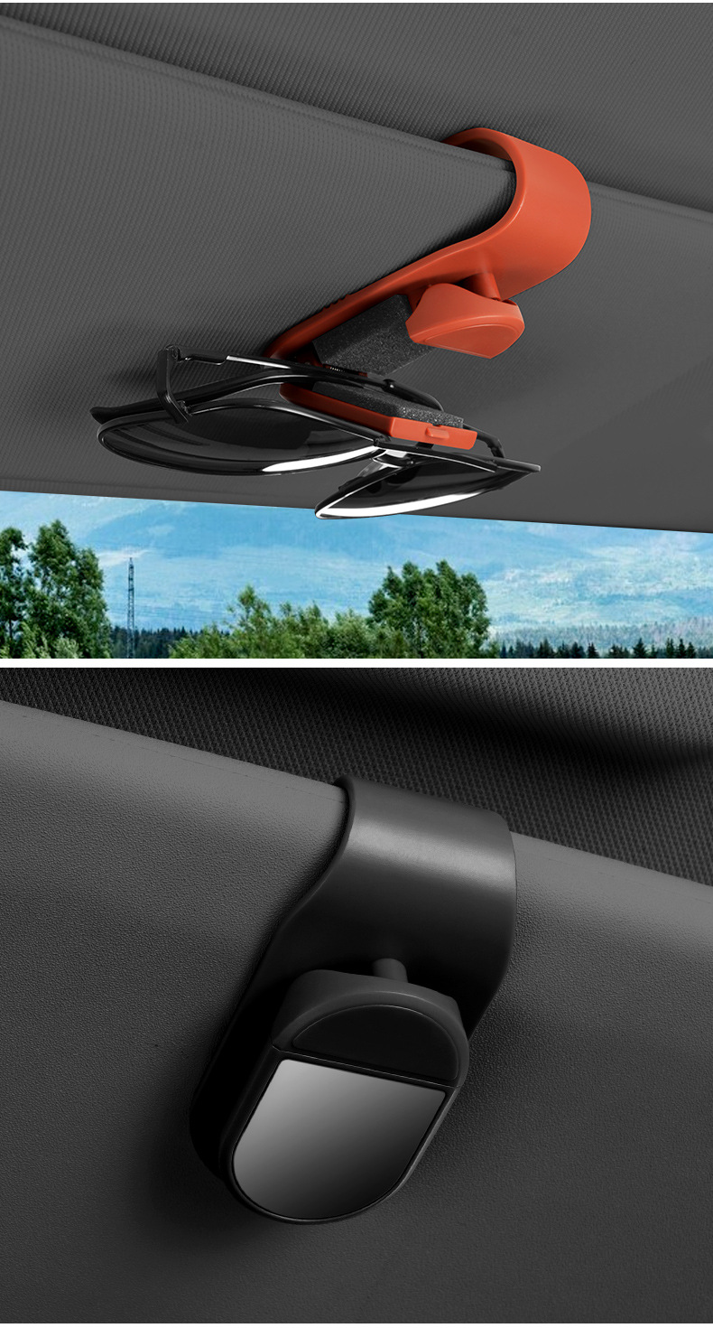 New car glasses clip car multifunctional sun visor clip bill coin storage sunglasses bracket sunglasses