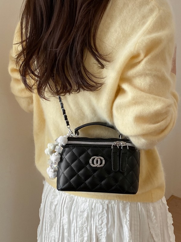 Bolso de venta caliente coreano pequeño Zhongling caja de mano bolso pequeño nuevo estilo de alta calidad humedad moda cadena mochila