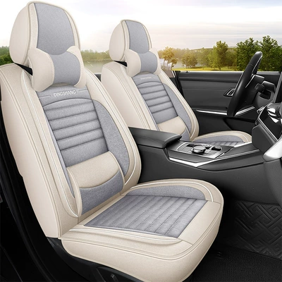 Model Coarse Linen Full-Cover Seat Seat cushion, seat cover