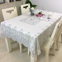 烫金欧式桌布PVC防水防滑防烫防油免洗桌垫长方形餐桌茶几台布