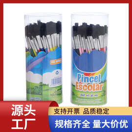 跨境儿童尼龙毛油画笔涂鸦涂色颜料画刷幼儿园描线水彩水粉勾线笔