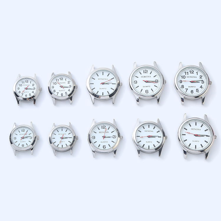 Henna All-Steel Calendar-Free Waterproof Watch Head 12/14/22.07/26.5/27.5/28.5 Black and Red Stopwatch Head