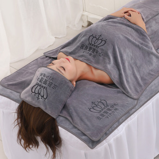 Special towel for beauty salon skin management turban absorbent quick-drying bath towel bed large towel logo