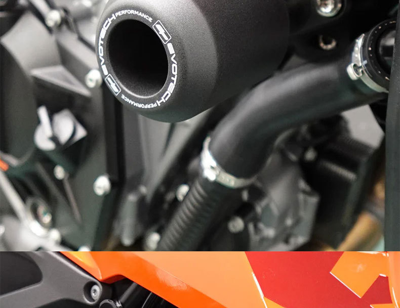 Suitable for Ktm Duke 990 2024-2025 Engine Modified Ep Anti-Fall Ball Rubber Body Bumper