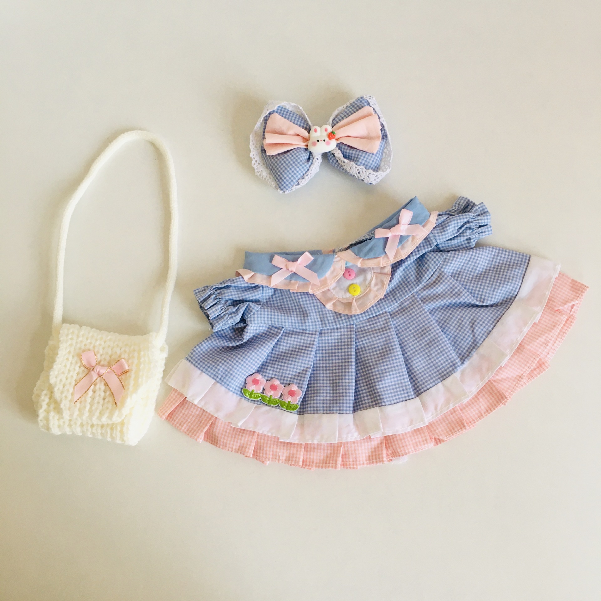 No. s Beier Lulu ropa 30cm conjunto oso muñeca ropa hecha a mano oso de peluche muñeca regalo para niñas