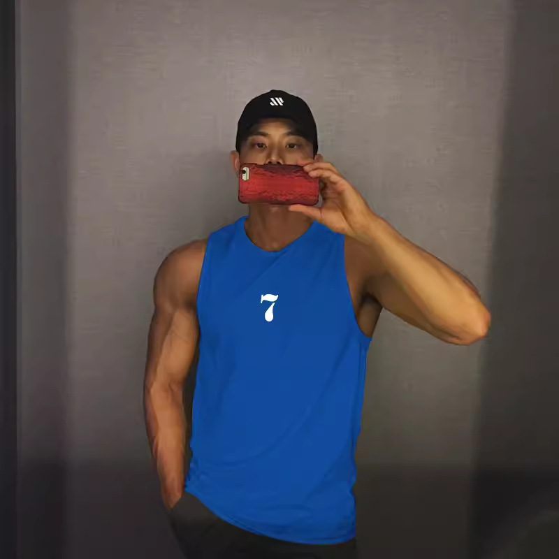 MCW 빠른 건조 피트니스 조끼 남성 민소매 스포츠 티셔츠 양복 조끼 통기성 패션 브랜드 빠른 건조 훈련 의류 탑