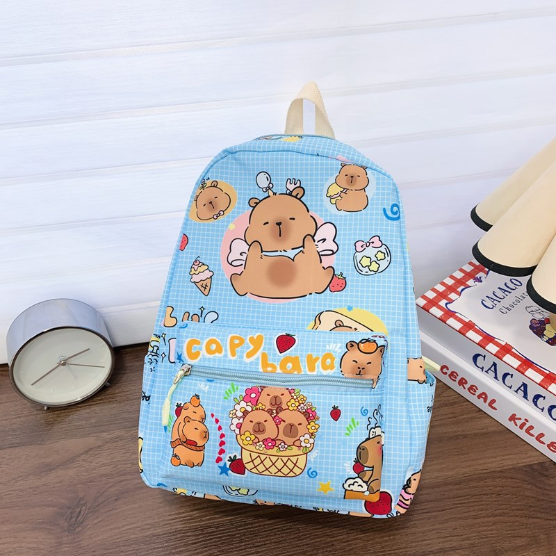 Mochila de dibujos animados japoneses para niños y niñas