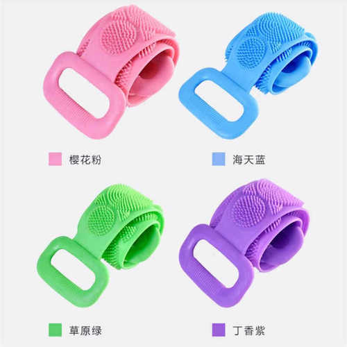 Silicone bath towel, bath towel back long bath towel, back rub double-sided bath towel manufacturer wholesale bath towel