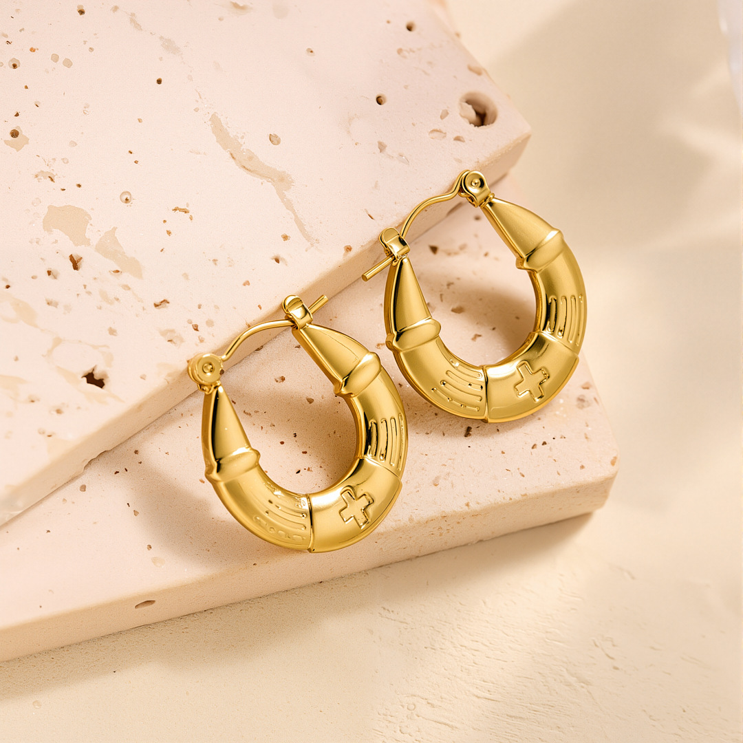 Eh088 earrings gold