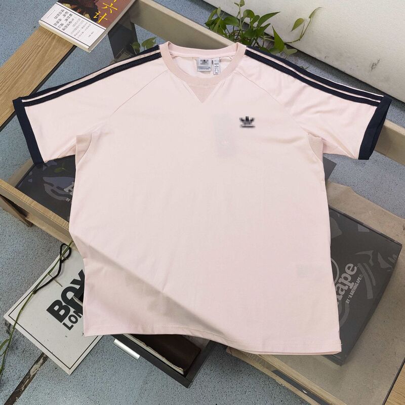 Three-Leaf Round Neck T-Shirt for Women, Summer Casual New Style, Embroidered, Versatile, Breathable, Sports Short-Sleeved, Round Neck, Loose Fit, Unisex Three-Leaf Round Neck T-Shirt for Women, Summer Casual New Style, Embroidered, Versatile, Breathable, Sports Short-Sleeved, Round Neck, Loose Fit, Unisex