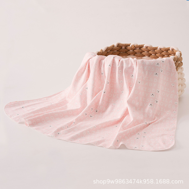 [100% 순면] 핑크 토끼 아기 85*85cm