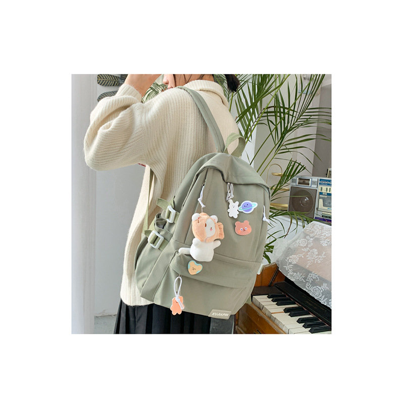 Nueva mochila escolar de gran capacidad para estudiantes de Harajuku, mochila de moda fresca, mochila de estilo de herramienta, mochila de hombro