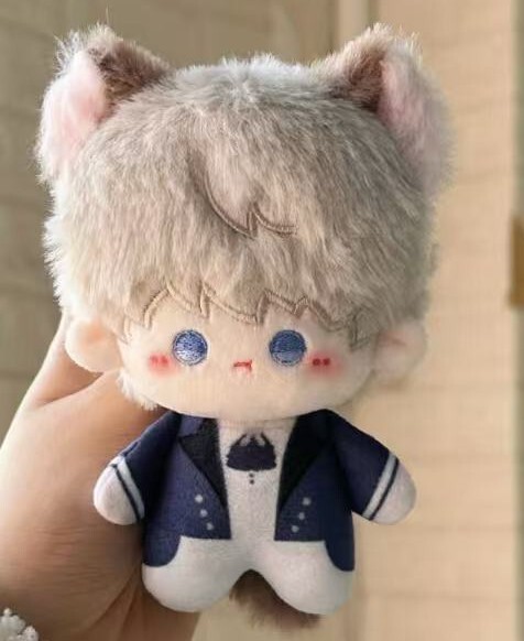 恋と深空10cm綿人形祁煕秦徹沈星回黎深喵声家猫猫執事プリント体|undefined