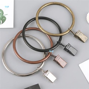 Curtain Ring Clamp Shower Curtain Roman Rod Hook